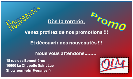 Promotions à la rentrée